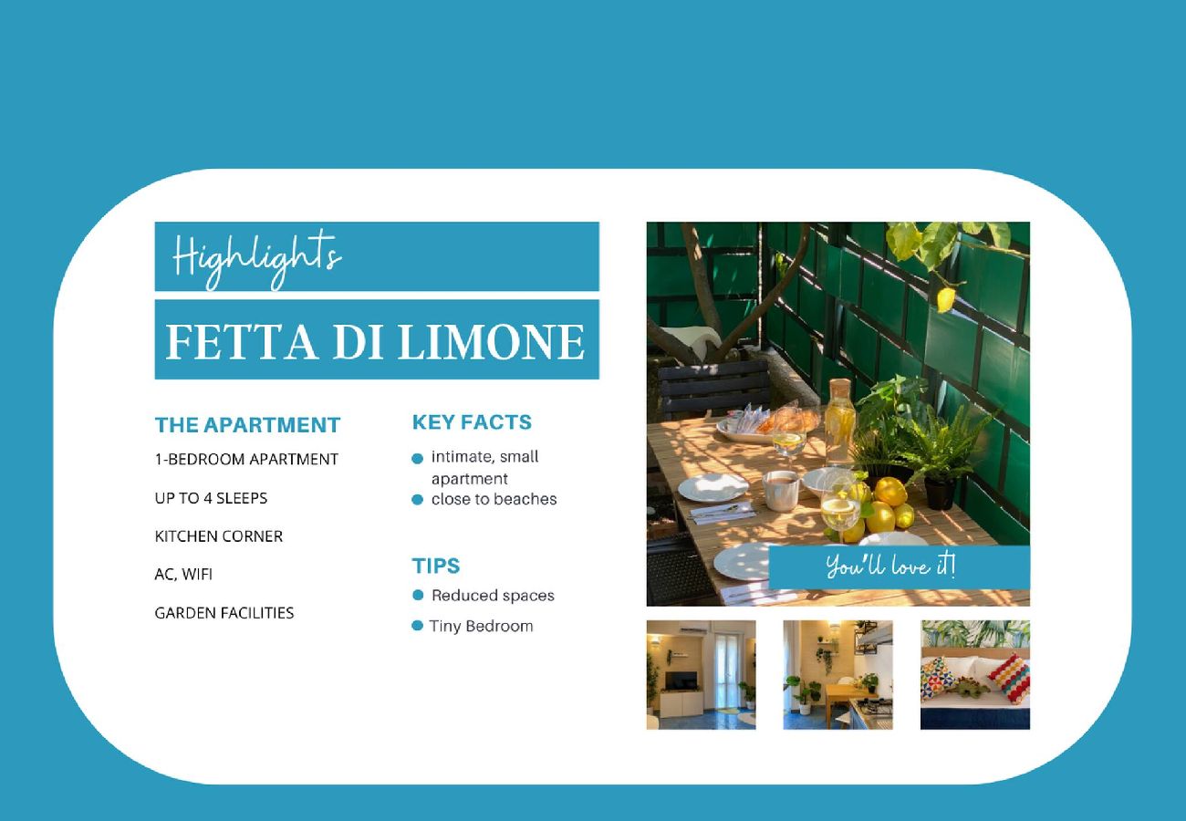 Appartamento a Monterosso al Mare - Fetta di Limone Apartment with AC and Patio