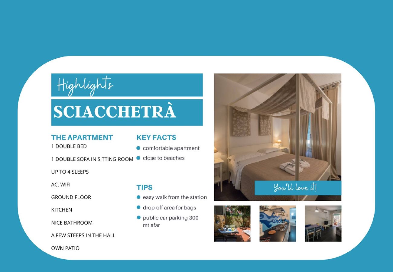 Appartamento a Monterosso al Mare - Sciacchetrà Apartment with AC & Patio