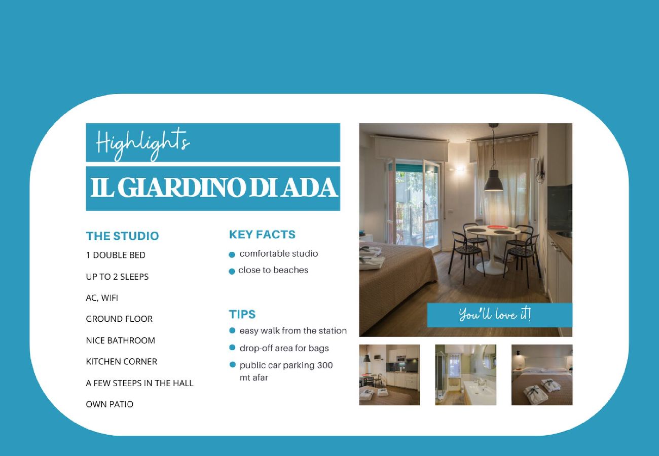 Appartamento a Monterosso al Mare - Il Giardino di Ada Ground Floor Studio with AC