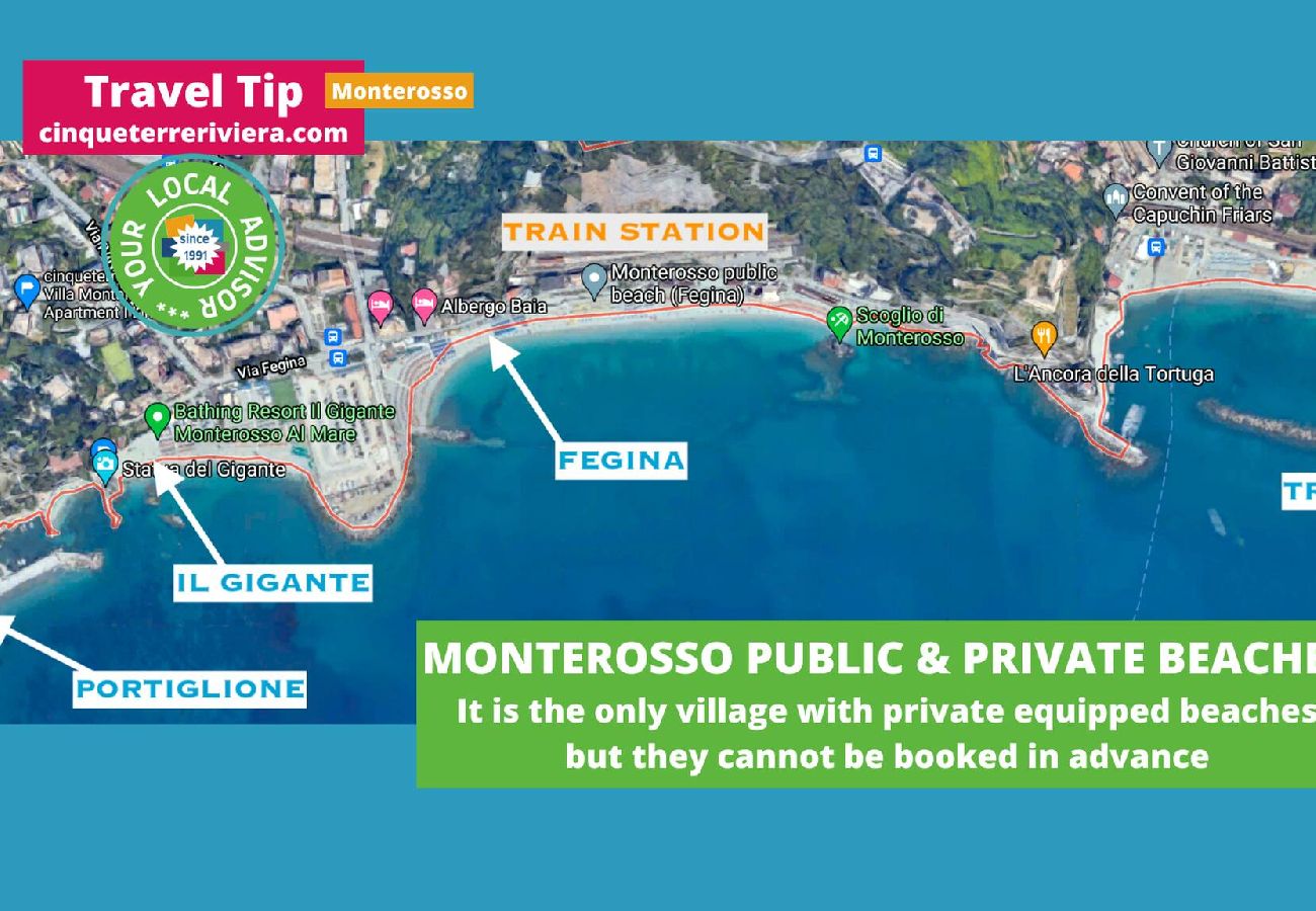 Appartamento a Monterosso al Mare - Scimiscià 2-bedroom Apartment with AC