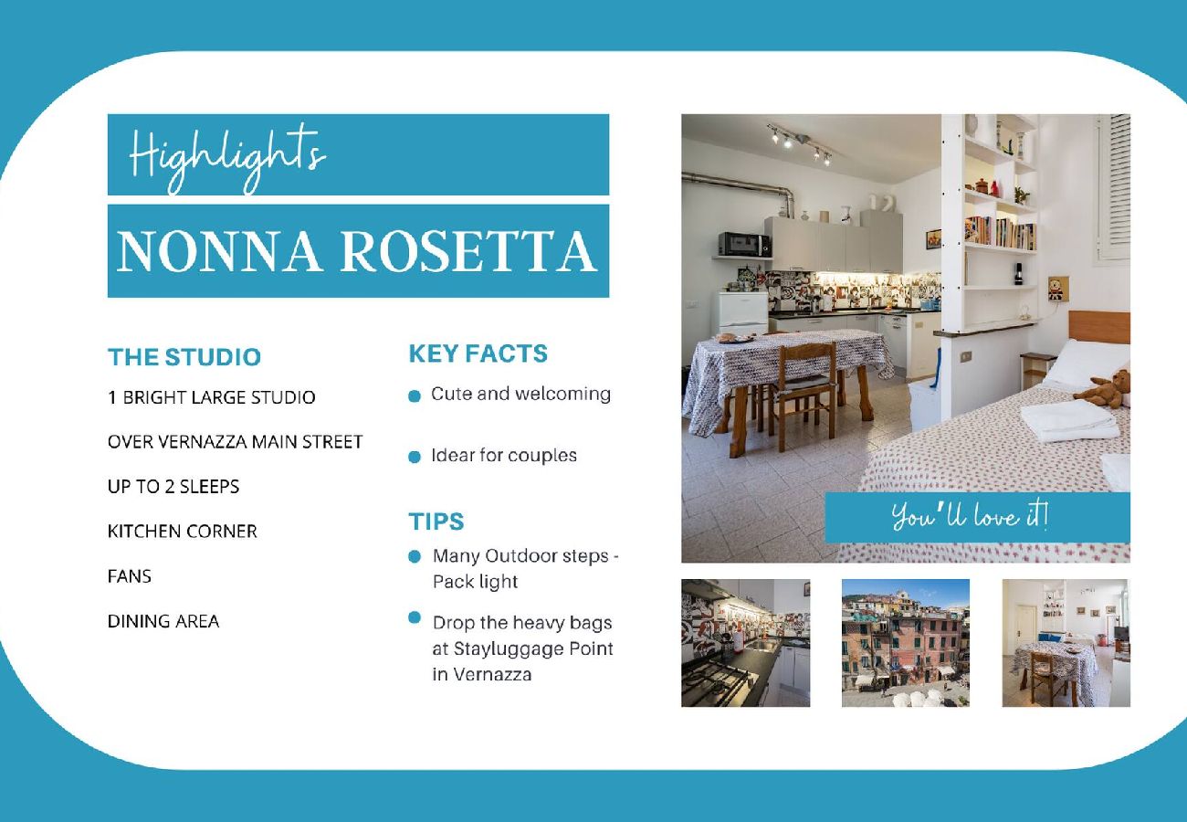 Ferienwohnung in Vernazza - Nonna Rosetta Traditional Studio