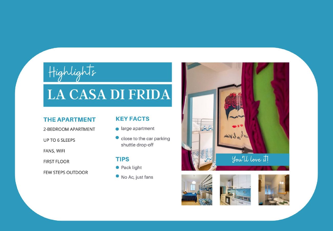 Ferienwohnung in Vernazza - La Casa di Frida Family Apartment