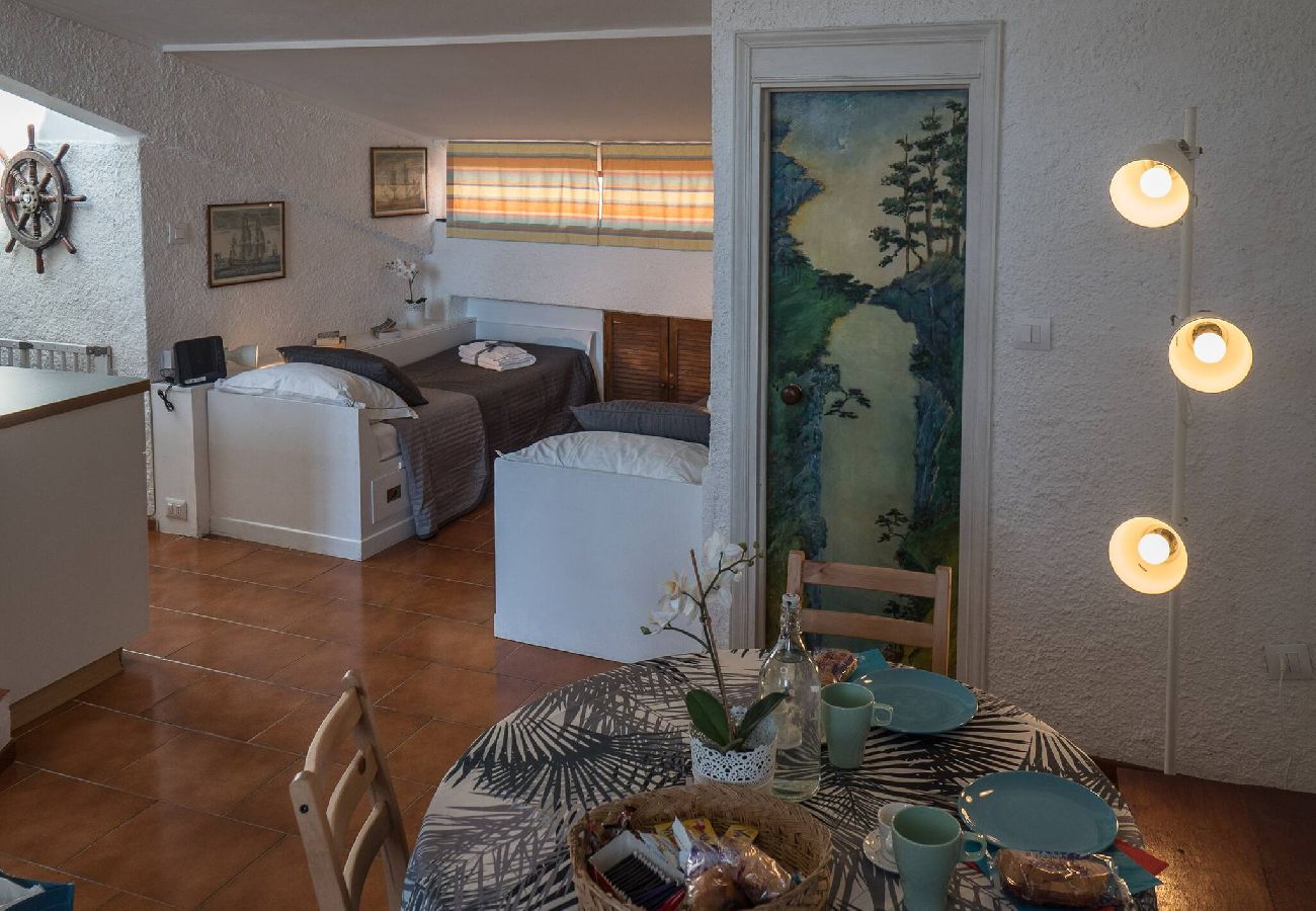 Studio in Vernazza - La Torretta dei Merli Studio with Unique Views