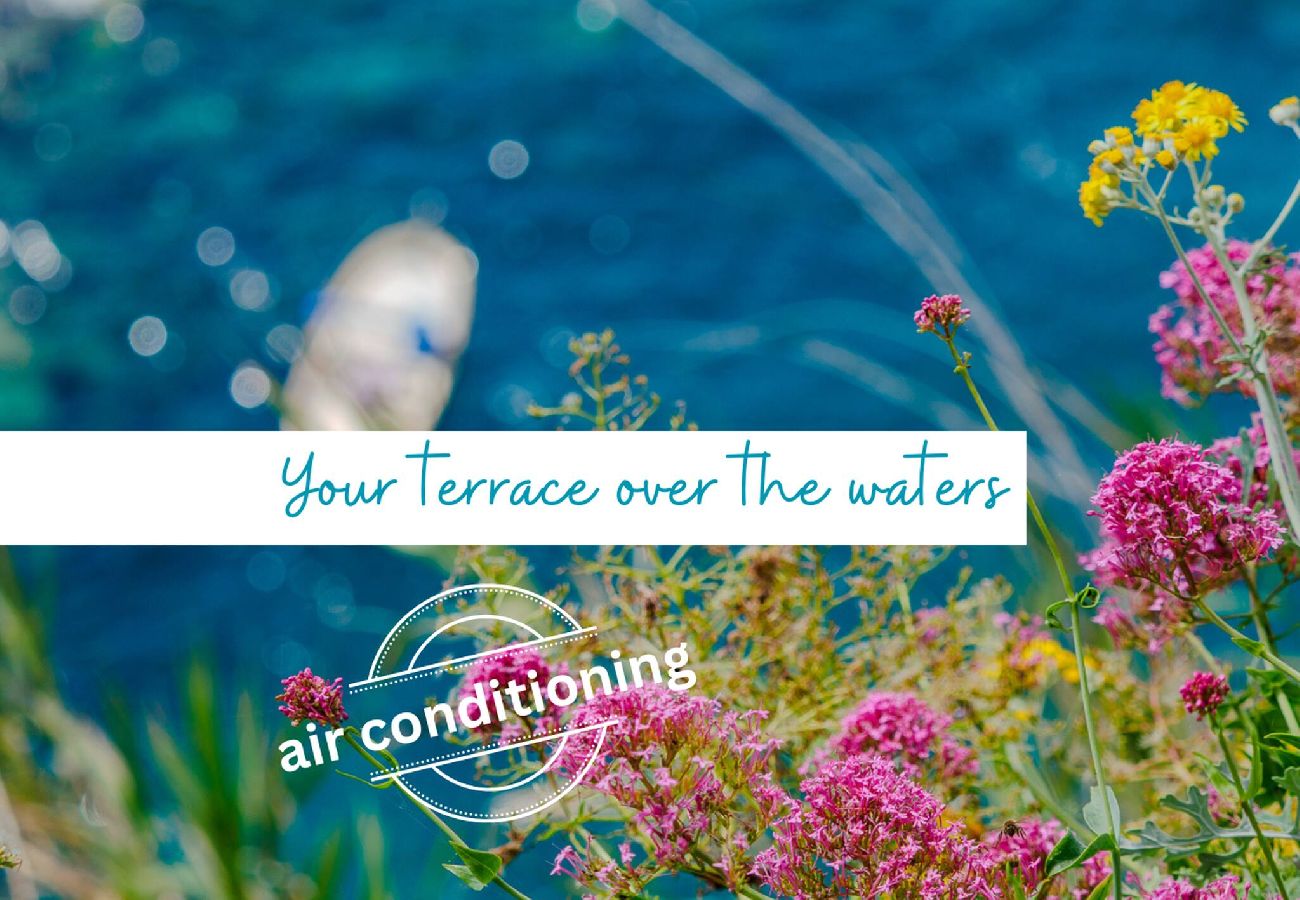 Ferienwohnung in Manarola - La Lampara Sea View Terrace Apartment with AC