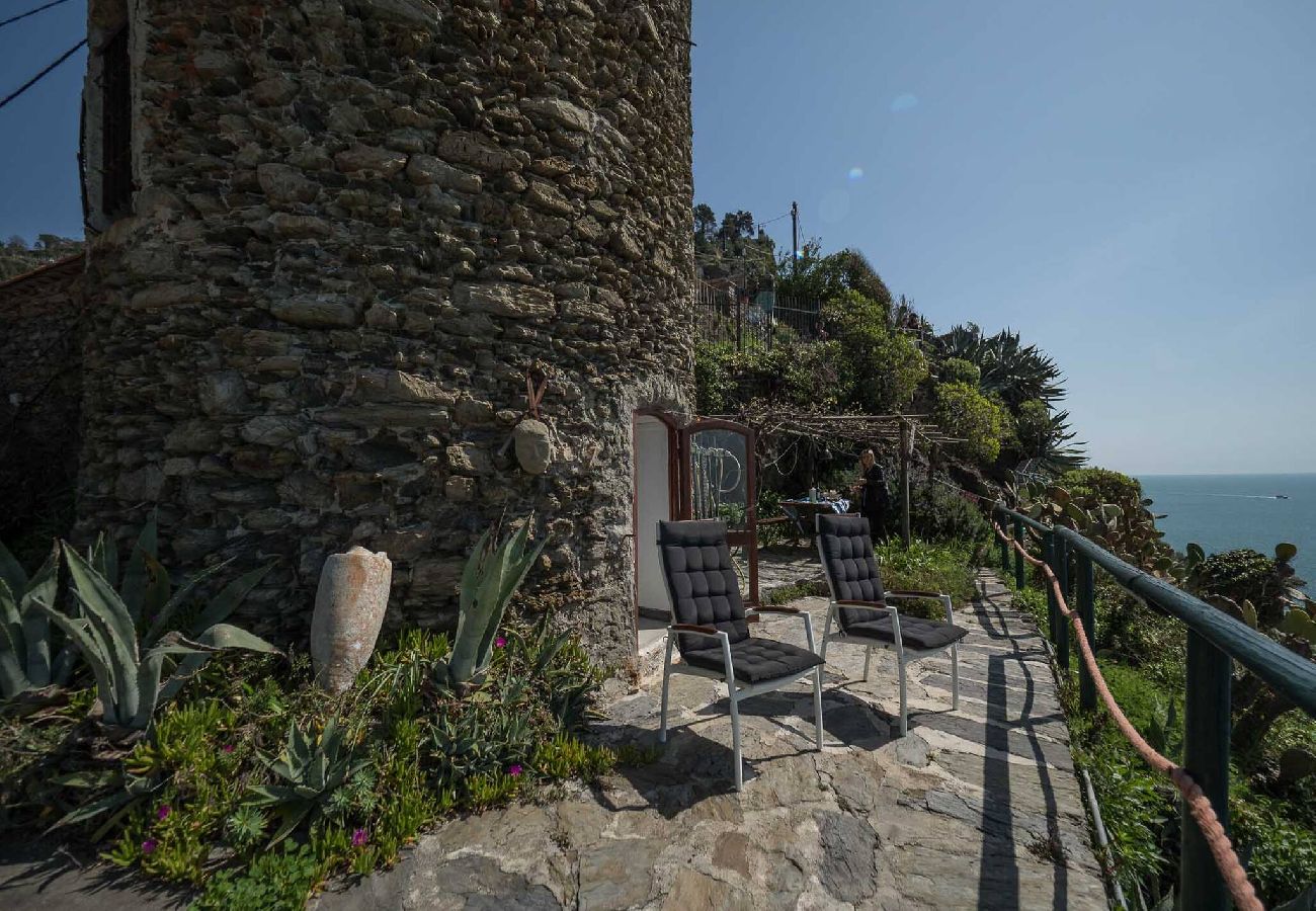 Ferienhaus in Vernazza - Muin a Ventu Historical Tower