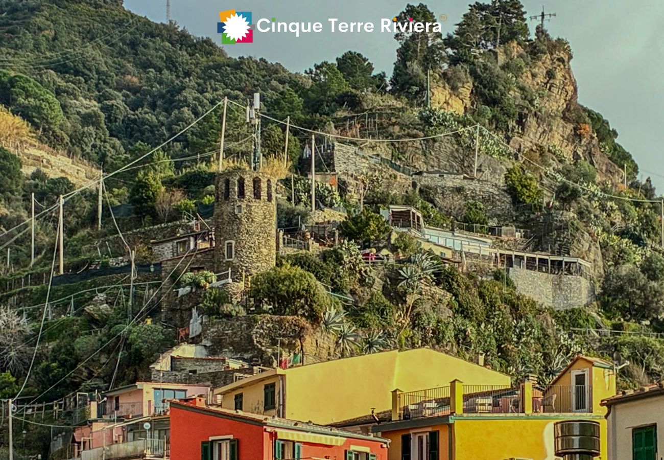 Ferienwohnung in Vernazza - Gemma Apartment with AC & Sea View Balcony