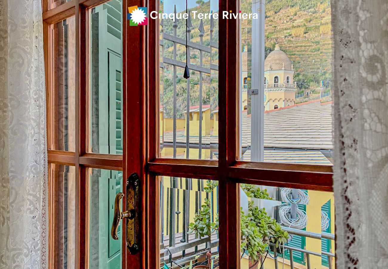 Ferienwohnung in Vernazza - Gemma Apartment with AC & Sea View Balcony