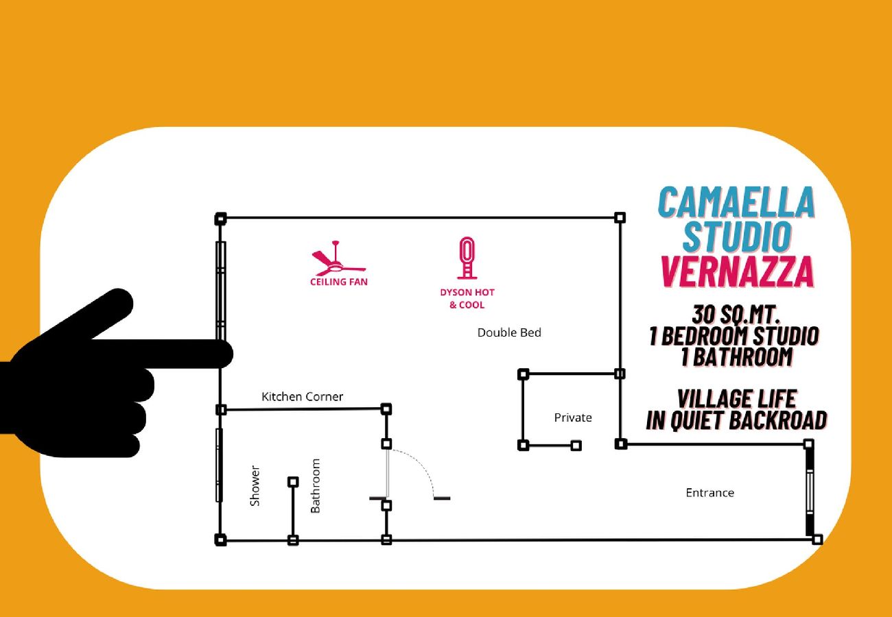 Studio in Vernazza - Camaella Luxury Studio