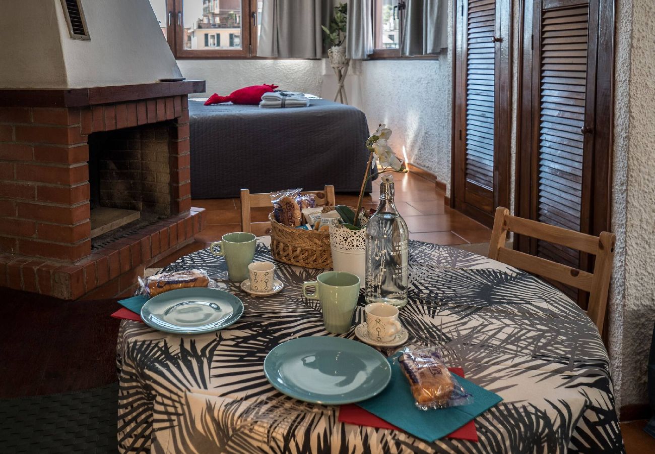 Studio in Vernazza - La Torretta dei Merli Studio with Unique Views