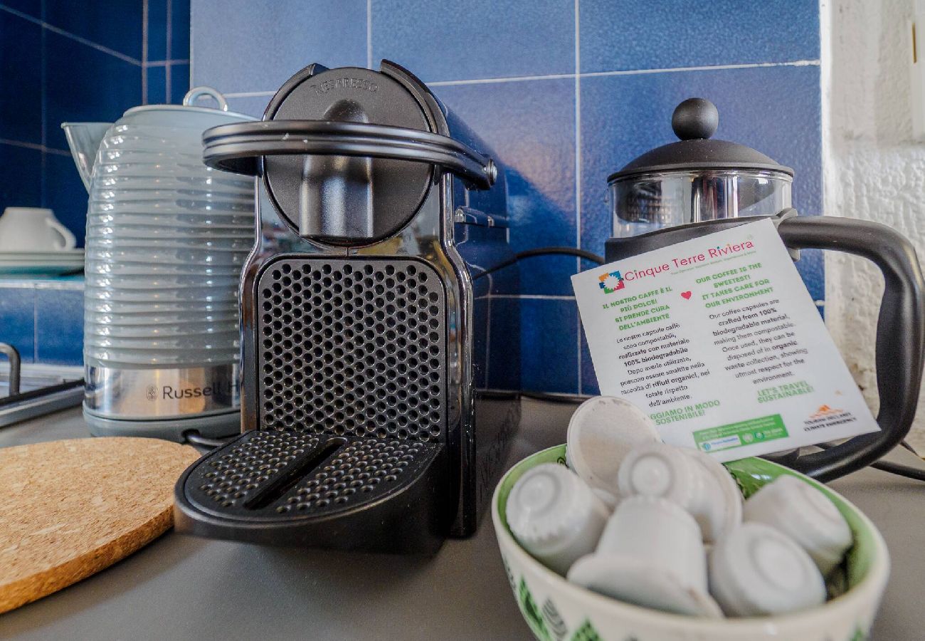 Apartment in Manarola - La Lampara Sea View Terrace Apartment with AC