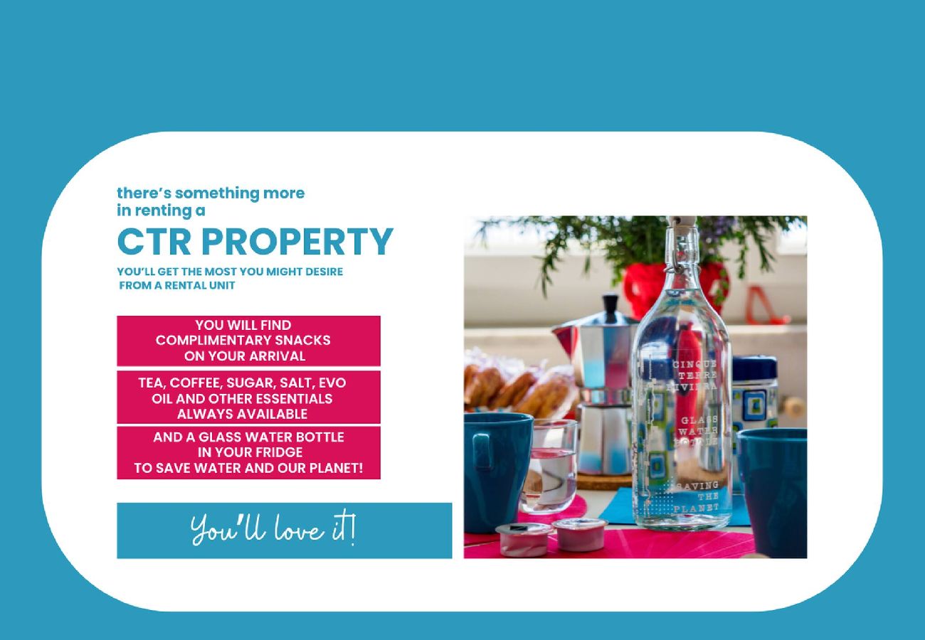 Apartment in Vernazza - Mainetta Sea View Apartment with AC