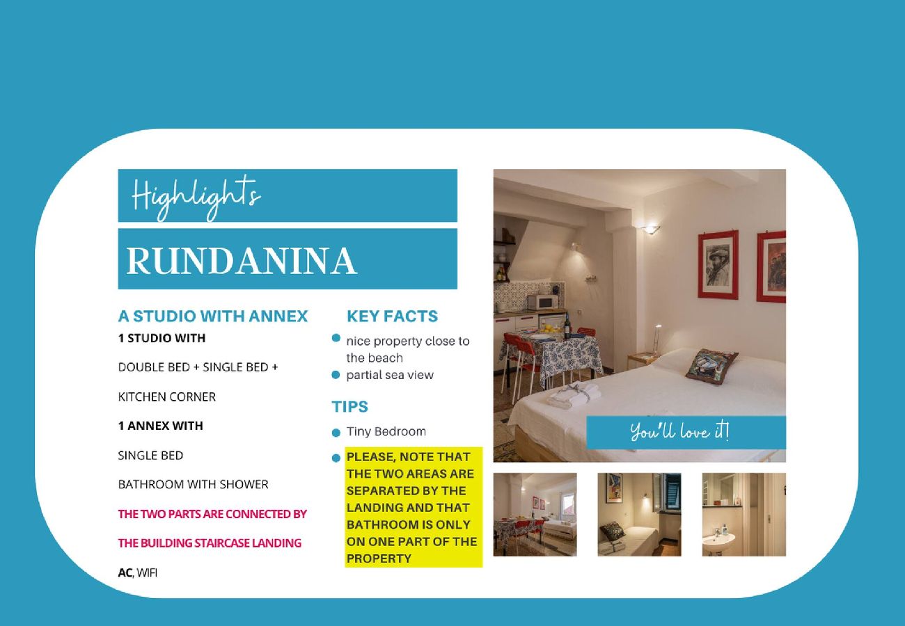 Apartment in Vernazza - Rundanina Village Life Studio plus Single Room wit