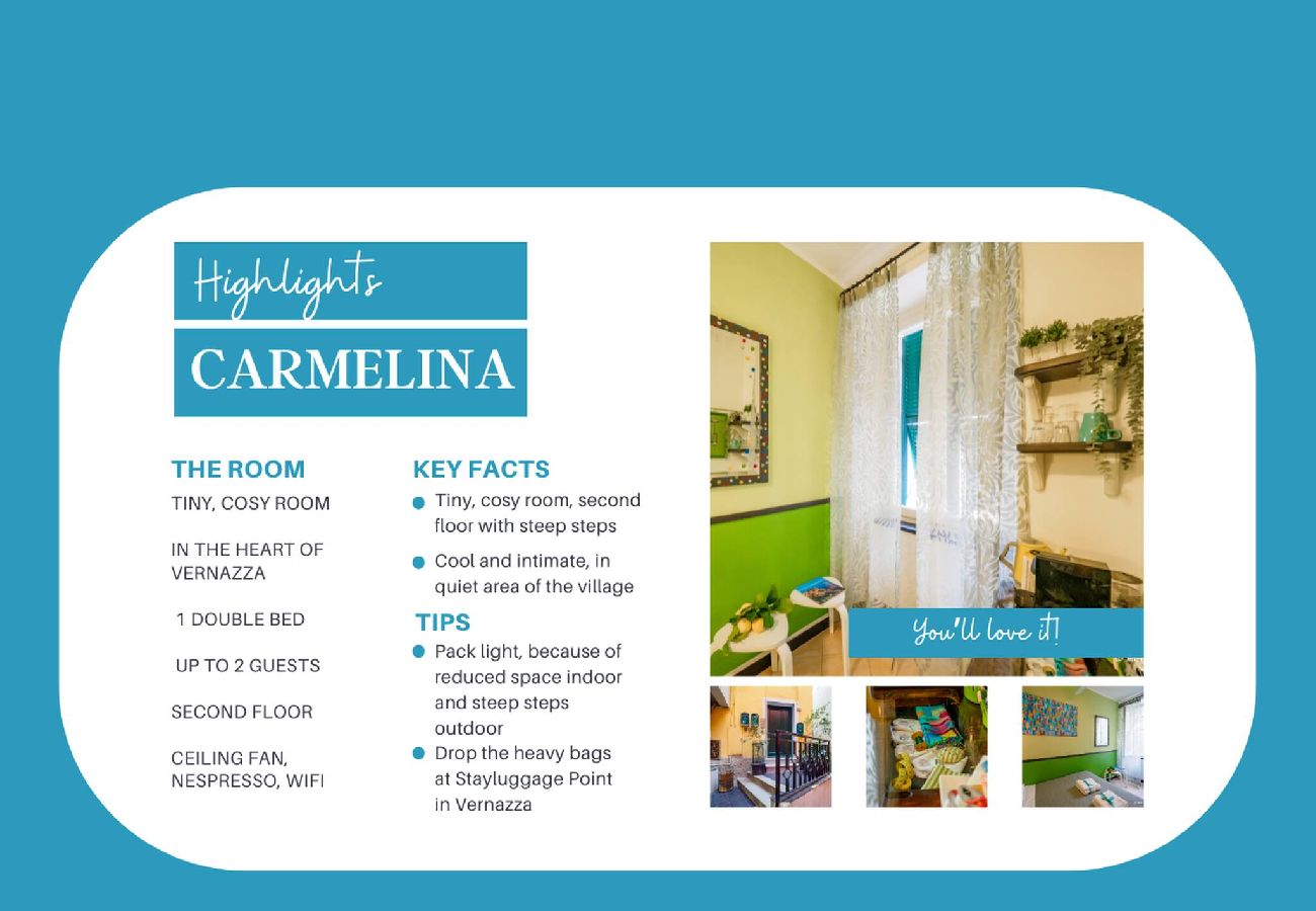 Rent by room in Vernazza - Carmelina Tiny Village Room