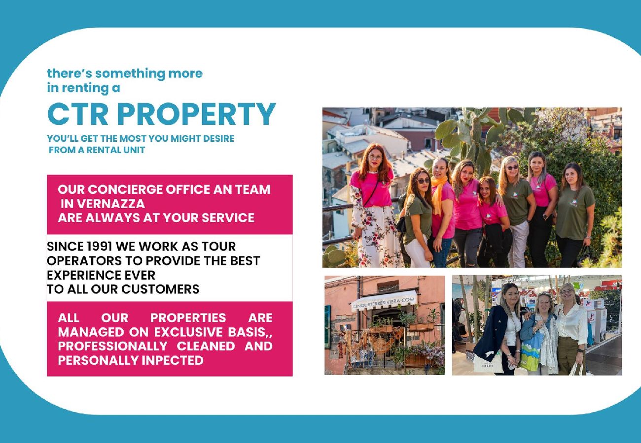 Apartment in Monterosso al Mare - Picabon Quiet Apartment with AC & Balcony