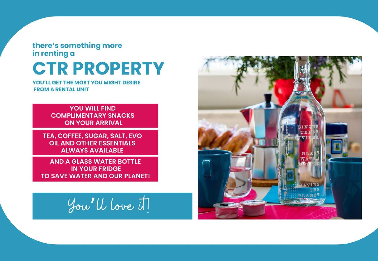 House in Manarola - Liersena Sea View Mini Villa with AC