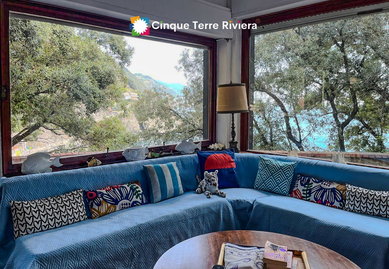 Villa en Monterosso al Mare - Villa Tanca with AC, Terrace & Views
