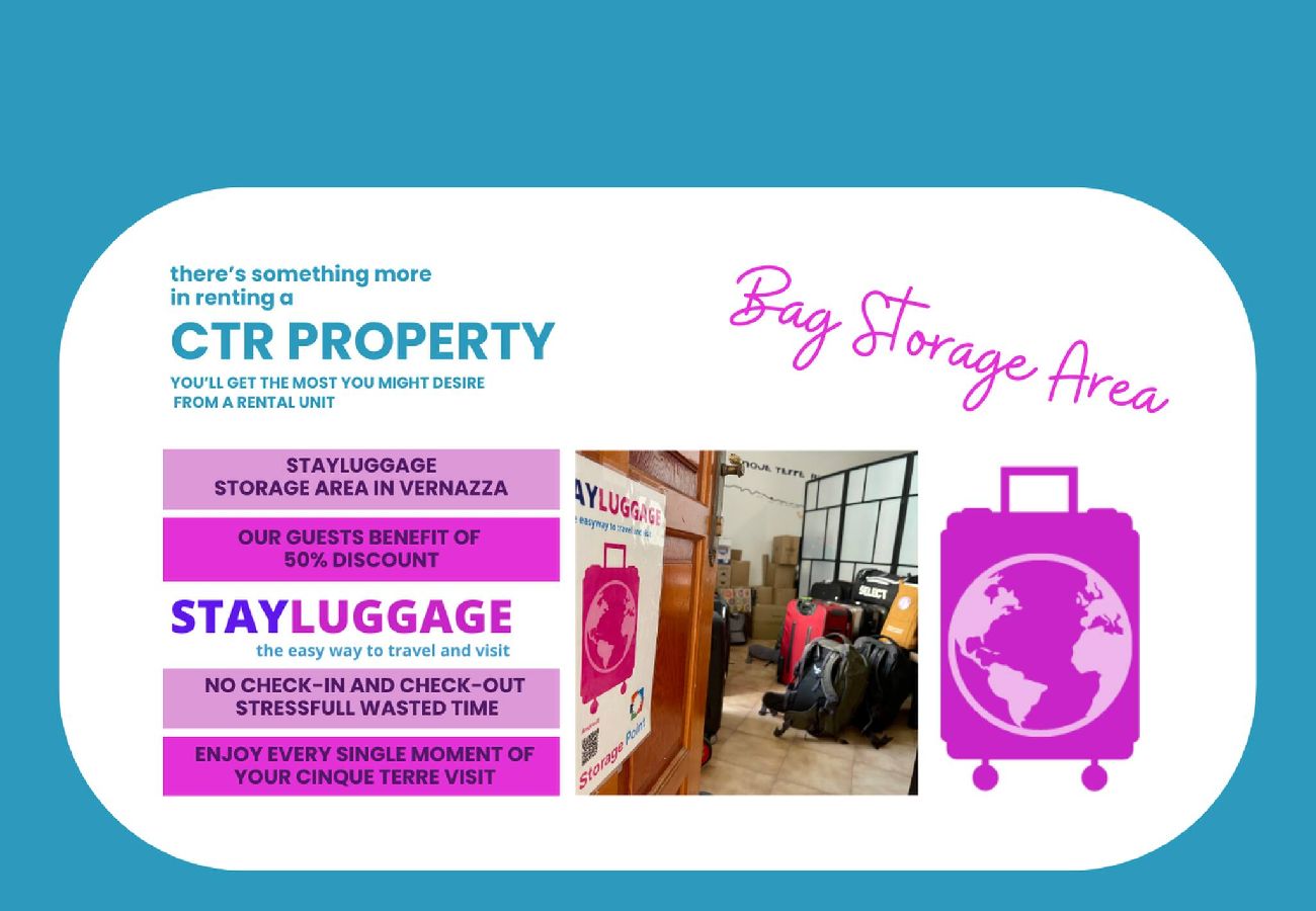 Apartamento en Vernazza - Casa Teresa with AC and Sea View Balcony