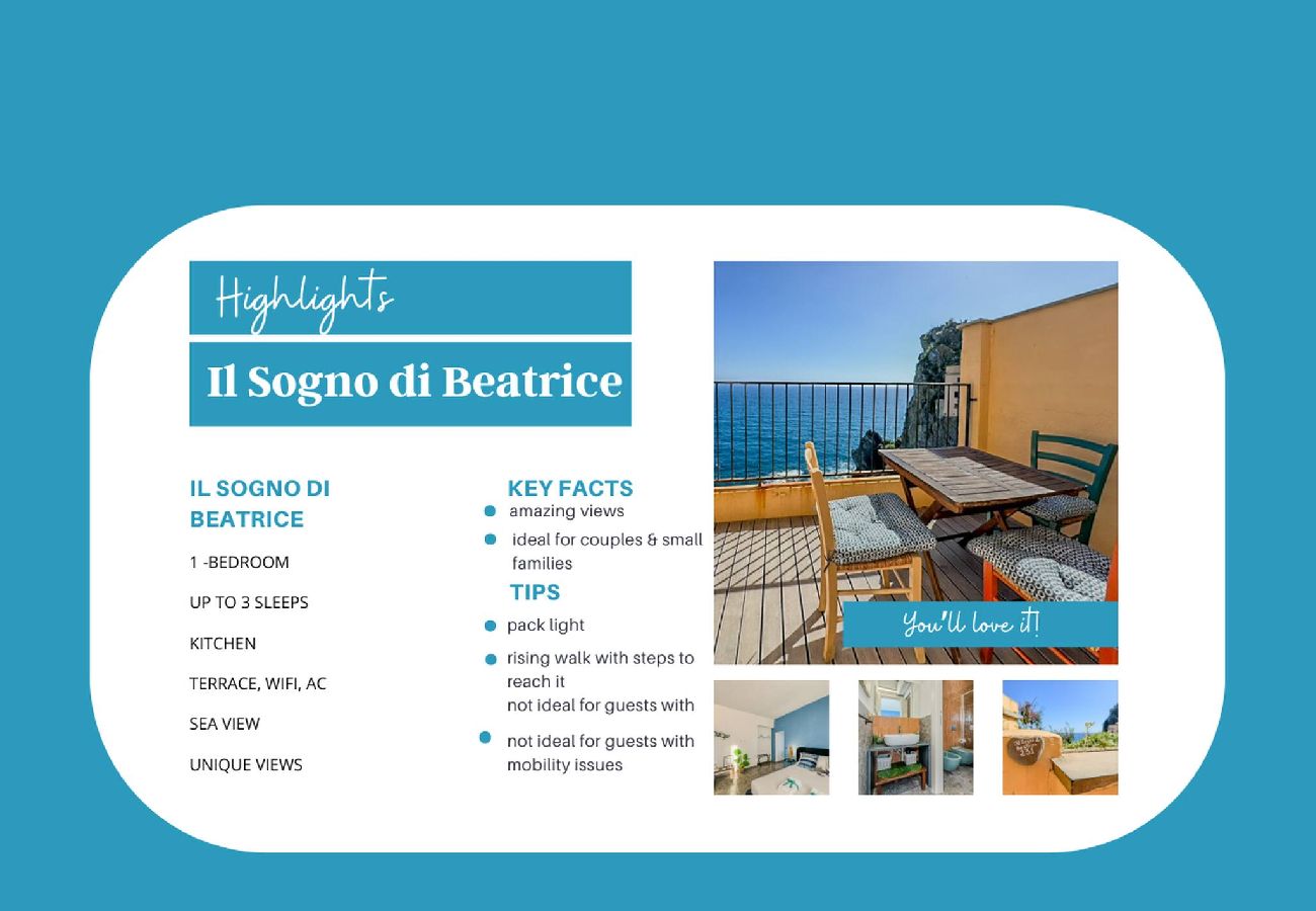 Apartamento en Manarola - Il Sogno di Beatrice Luxury Apartment with Views