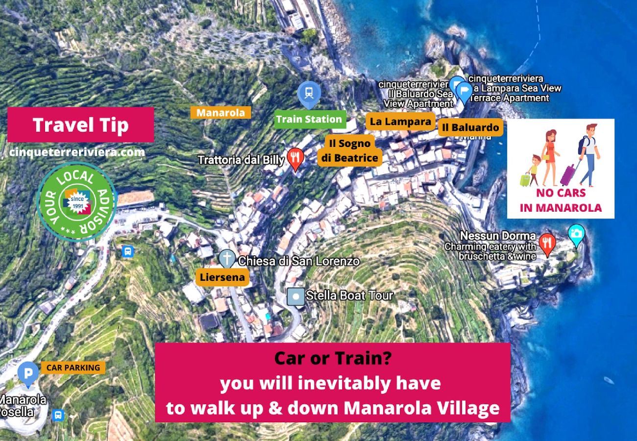 Apartamento en Manarola - Il Sogno di Beatrice Luxury Apartment with Views