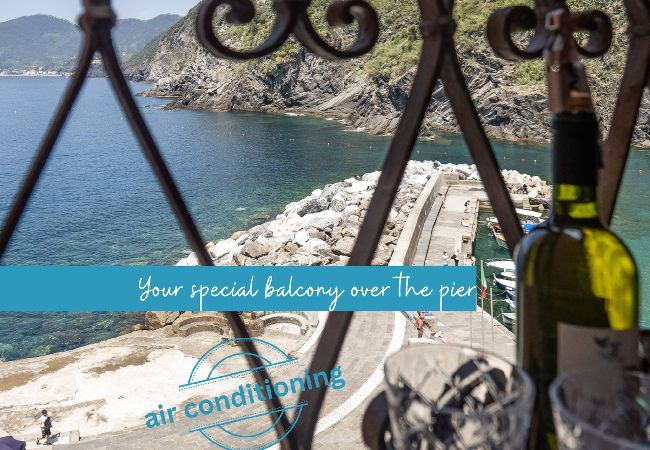 Apartamento en Vernazza - Ventegà Sea View Apartment with Balcony