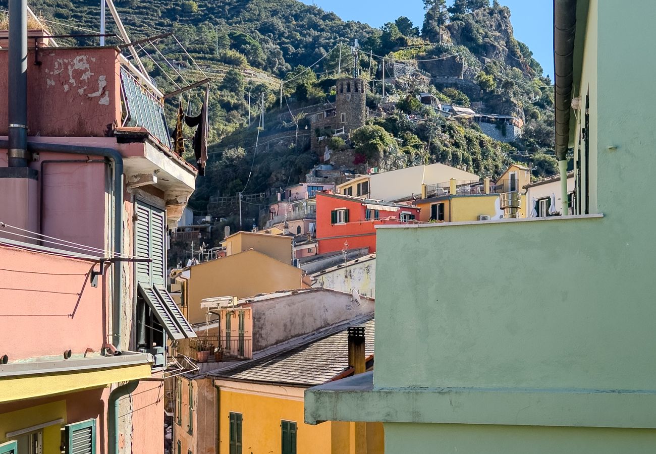 Apartamento en Vernazza - Gemma Apartment with AC & Sea View Balcony