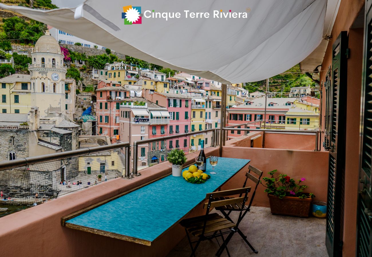 Appartement à Vernazza - Casa Teresa with AC and Sea View Balcony