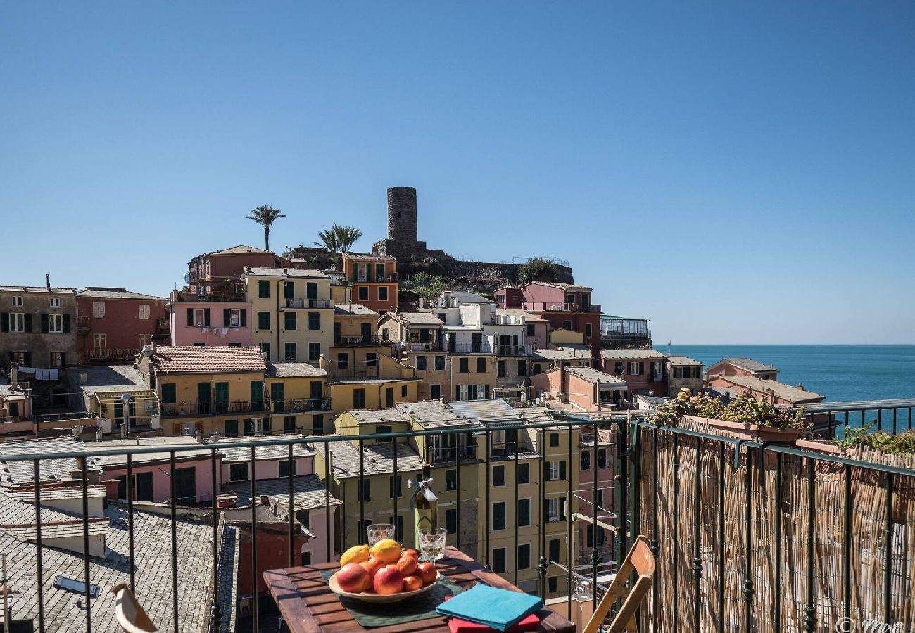 Studio à Vernazza - La Torretta dei Merli Studio with Unique Views