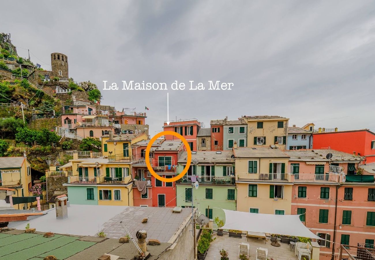 Appartement à Vernazza - La Maison de la Mer with Terrace and AC