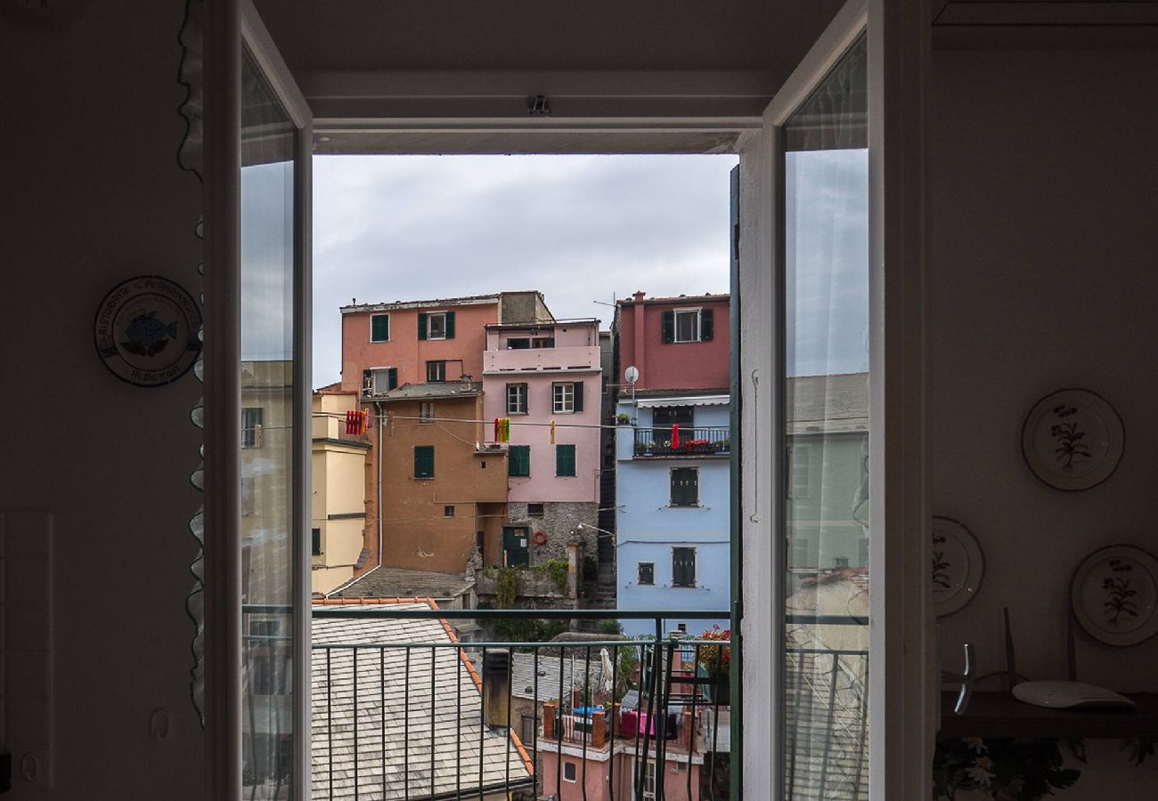 Appartement à Vernazza - Recanissu Apartment with Balcony & AC