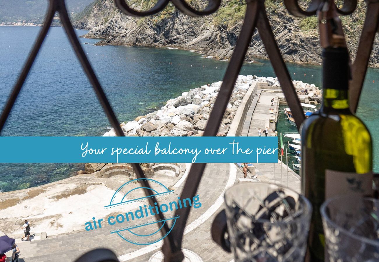 Appartement à Vernazza - Ventegà Sea View Apartment with Balcony