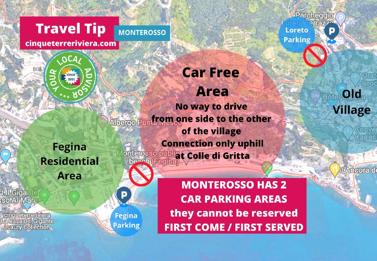 Appartement à Monterosso al Mare - Scimiscià 2-bedroom Apartment with AC