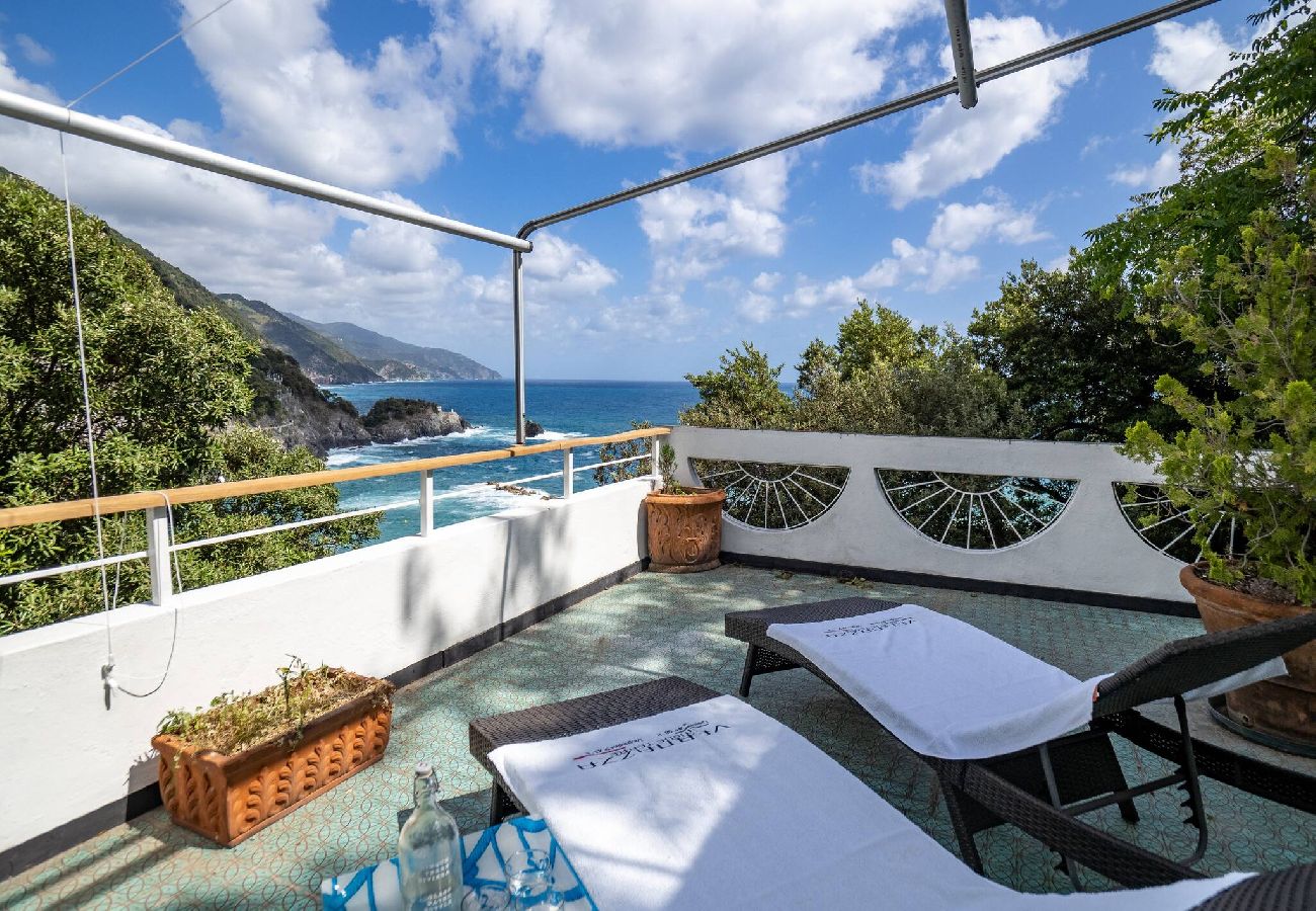 Villa em Monterosso al Mare - Villa Tanca with AC, Terrace & Views