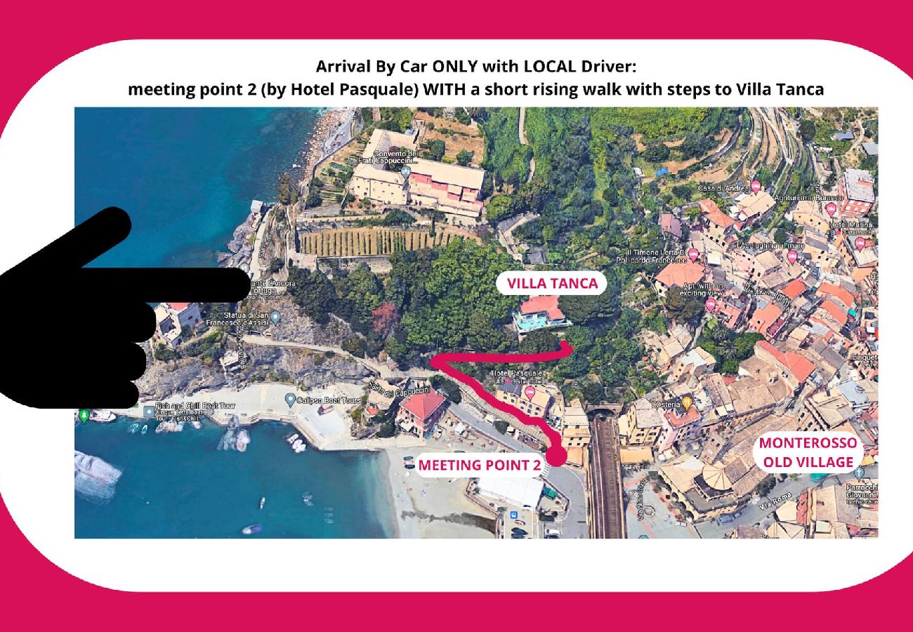 Villa em Monterosso al Mare - Villa Tanca with AC, Terrace & Views