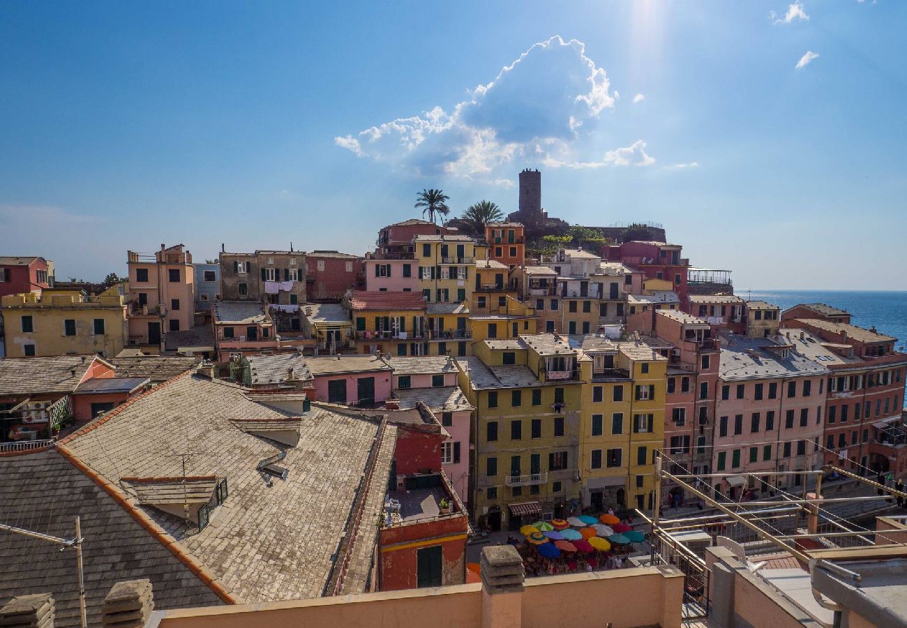 Estúdio em Vernazza - La Torretta dei Merli Studio with Unique Views
