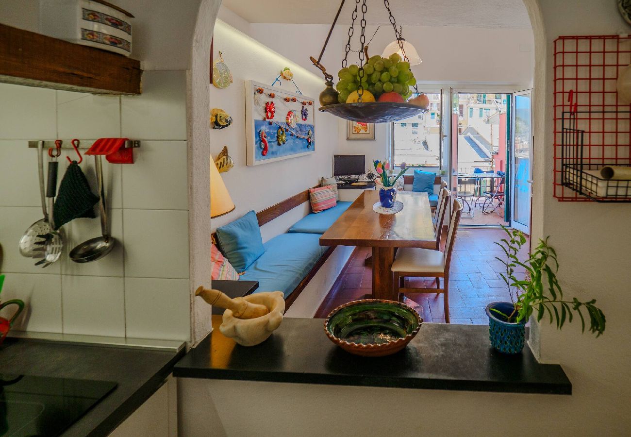 Apartamento em Vernazza - La Maison de la Mer with Terrace and AC