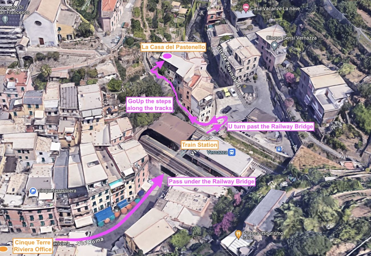 Apartamento em Vernazza - La Casa del Pastenello Family Apartment with AC